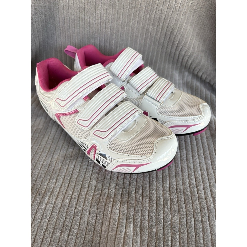Patavinity Cycling Shoes Sz 7 White And Pink